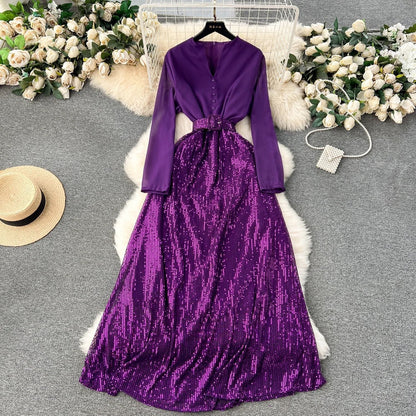 Bethany Sequin Dress image 1