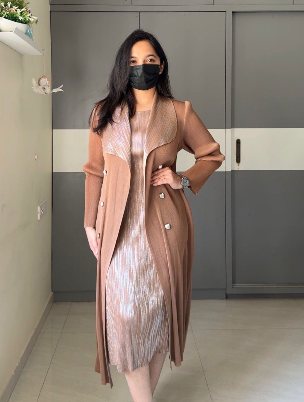 Mary Exclusive Pleated Dress