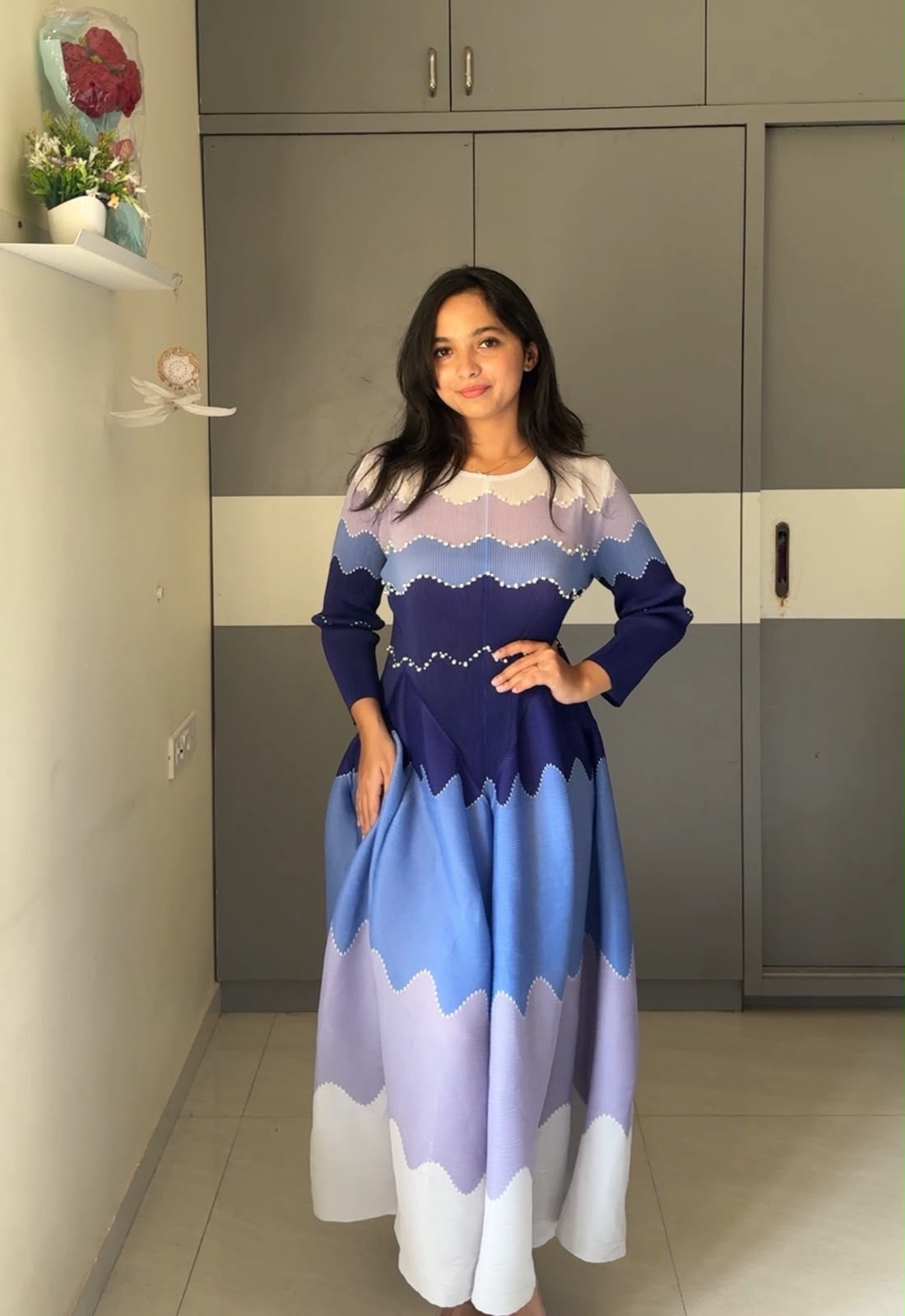 Dia Exclusive Pleated Dress