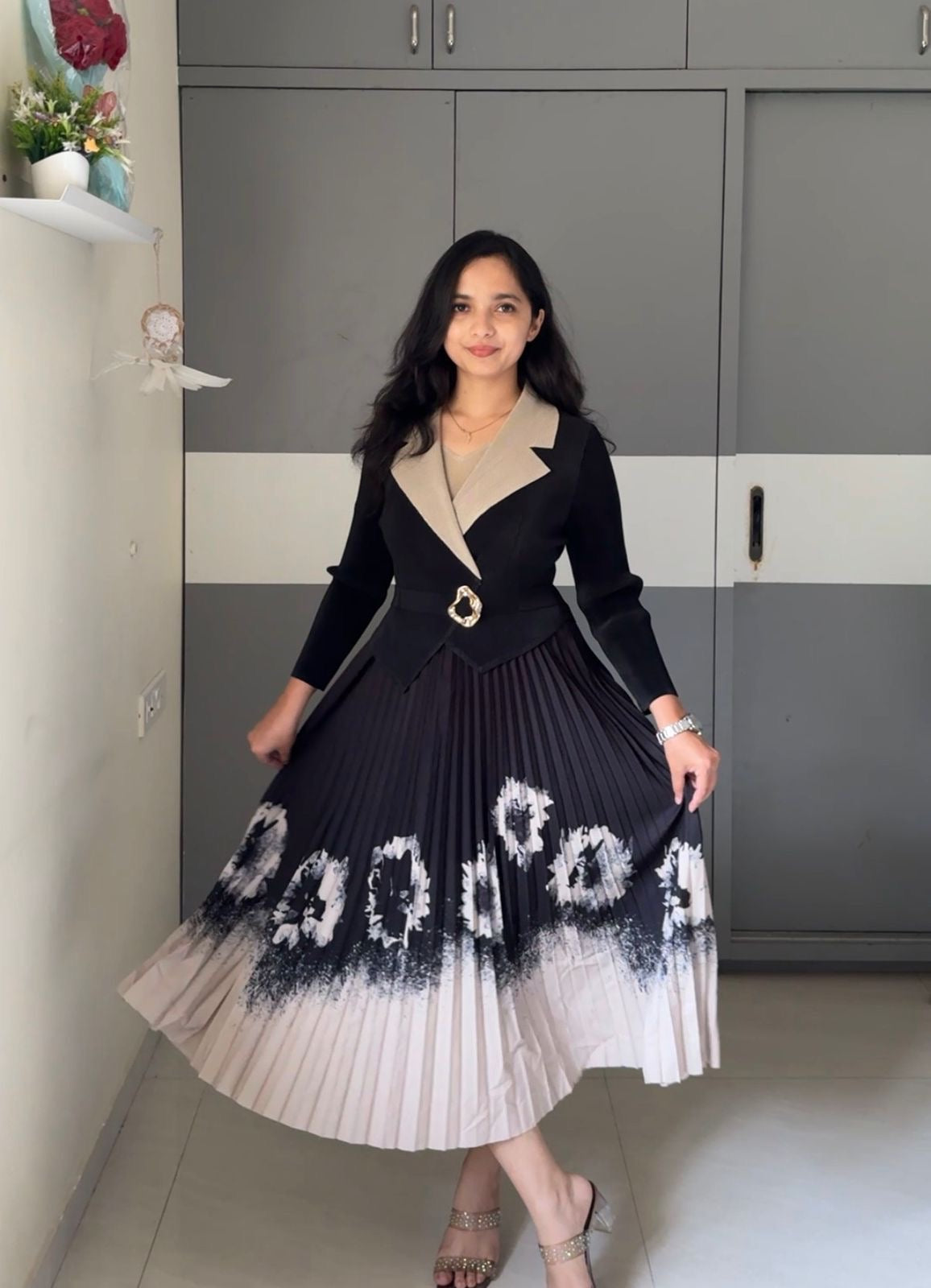 Mesa Exclusive Pleated Dress