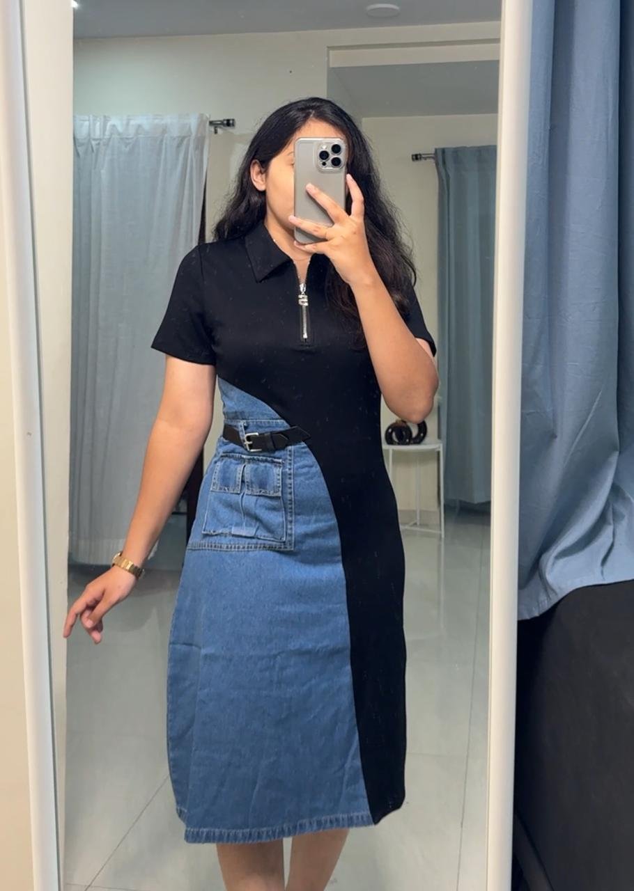 Misty Denim Dress - 2, M image