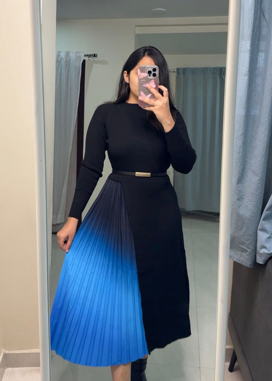 Elizabeth Exclusive Pleated Dress