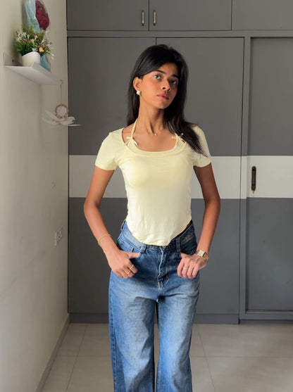 Riby Bow Strapped Top