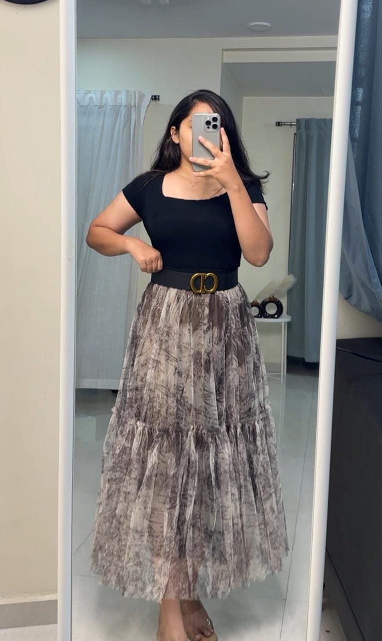 Ian Floral Mesh Skirts image 3