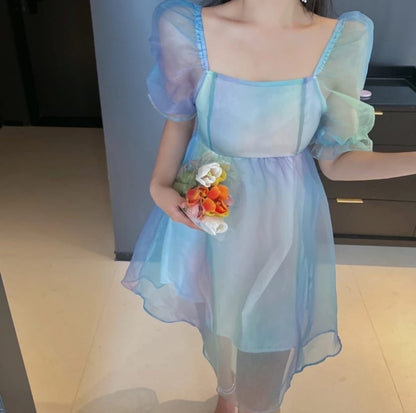 Jaya Organza Midi Dress image 4
