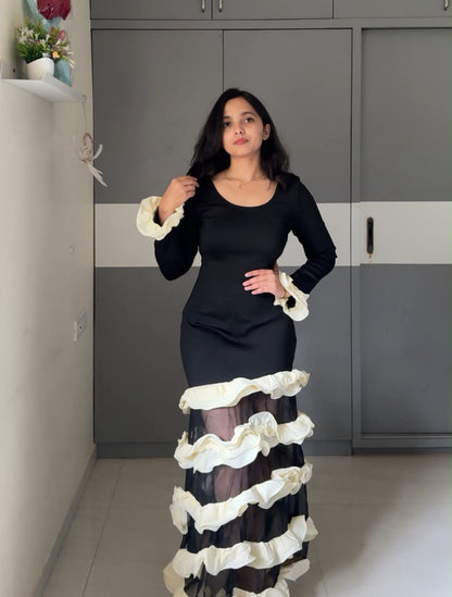 Cindy Ruffle Dress