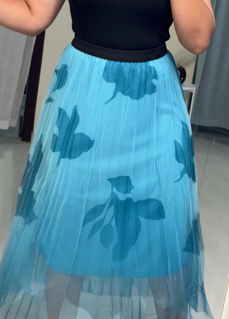 Savana printed mesh skirts image 2