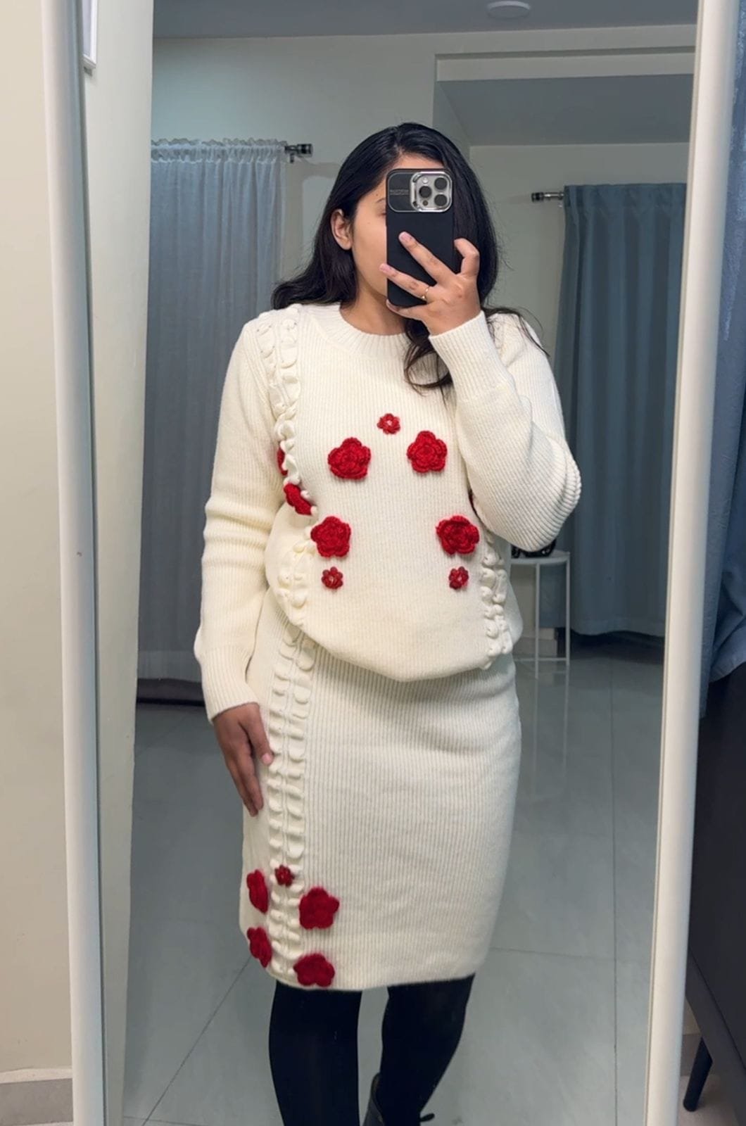 Olga Embroidered Knit Co-Ords image 1