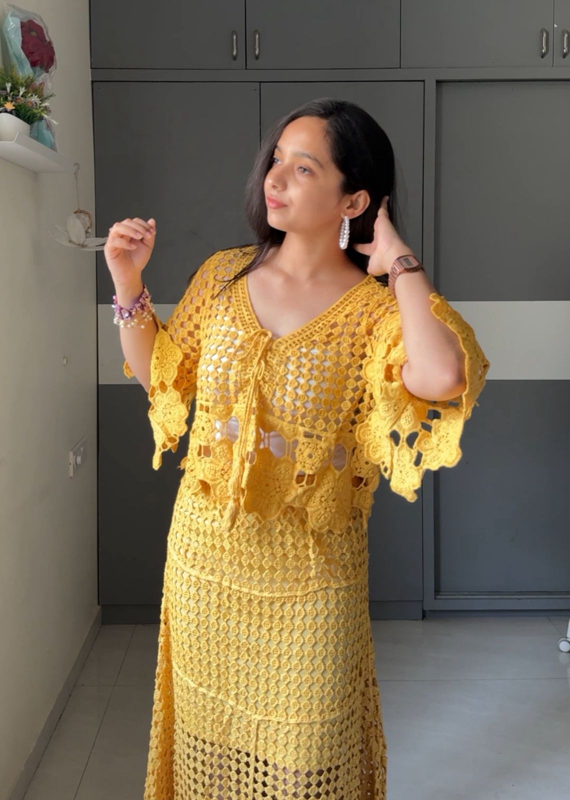 Lily Crochet Three Piece Set