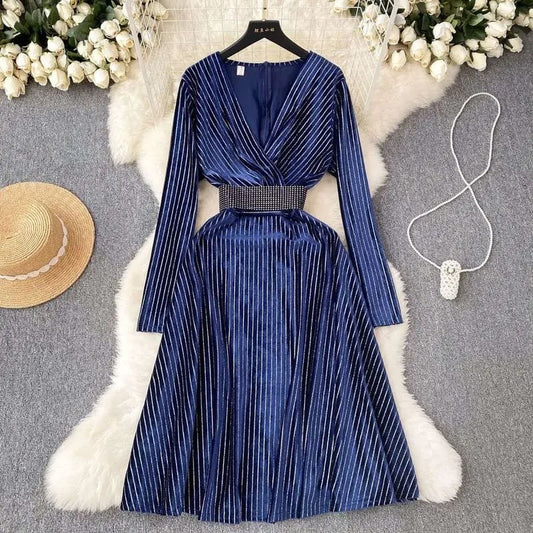 Aliza Velvet Shimmer Dress image 0