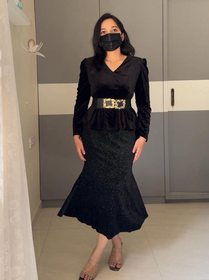 Lita Velvet Dress