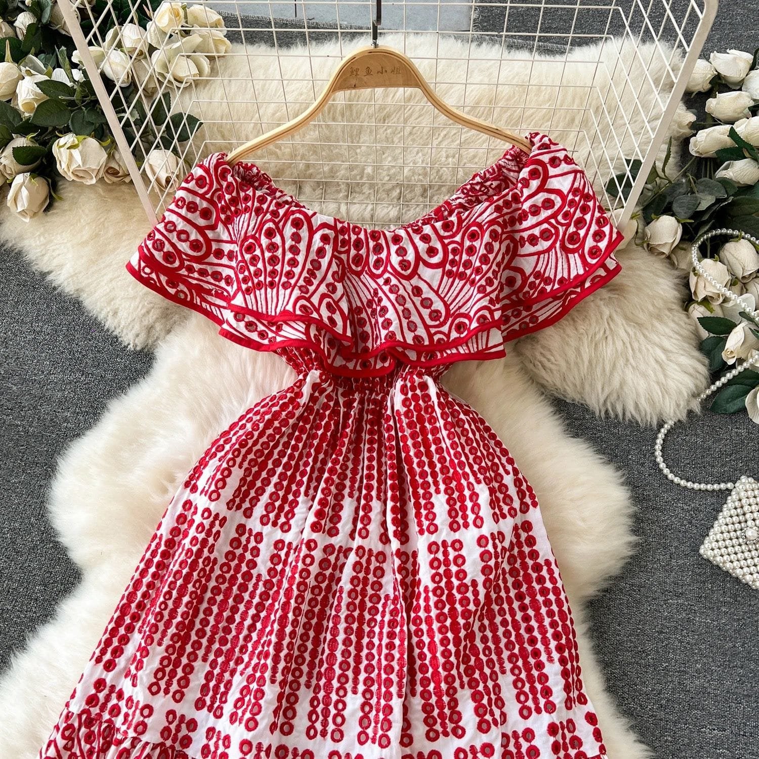 Adeline Cotton Cutwork Dress image 1