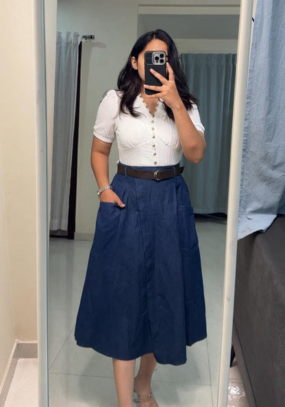 Vida Denim Skirts image 0