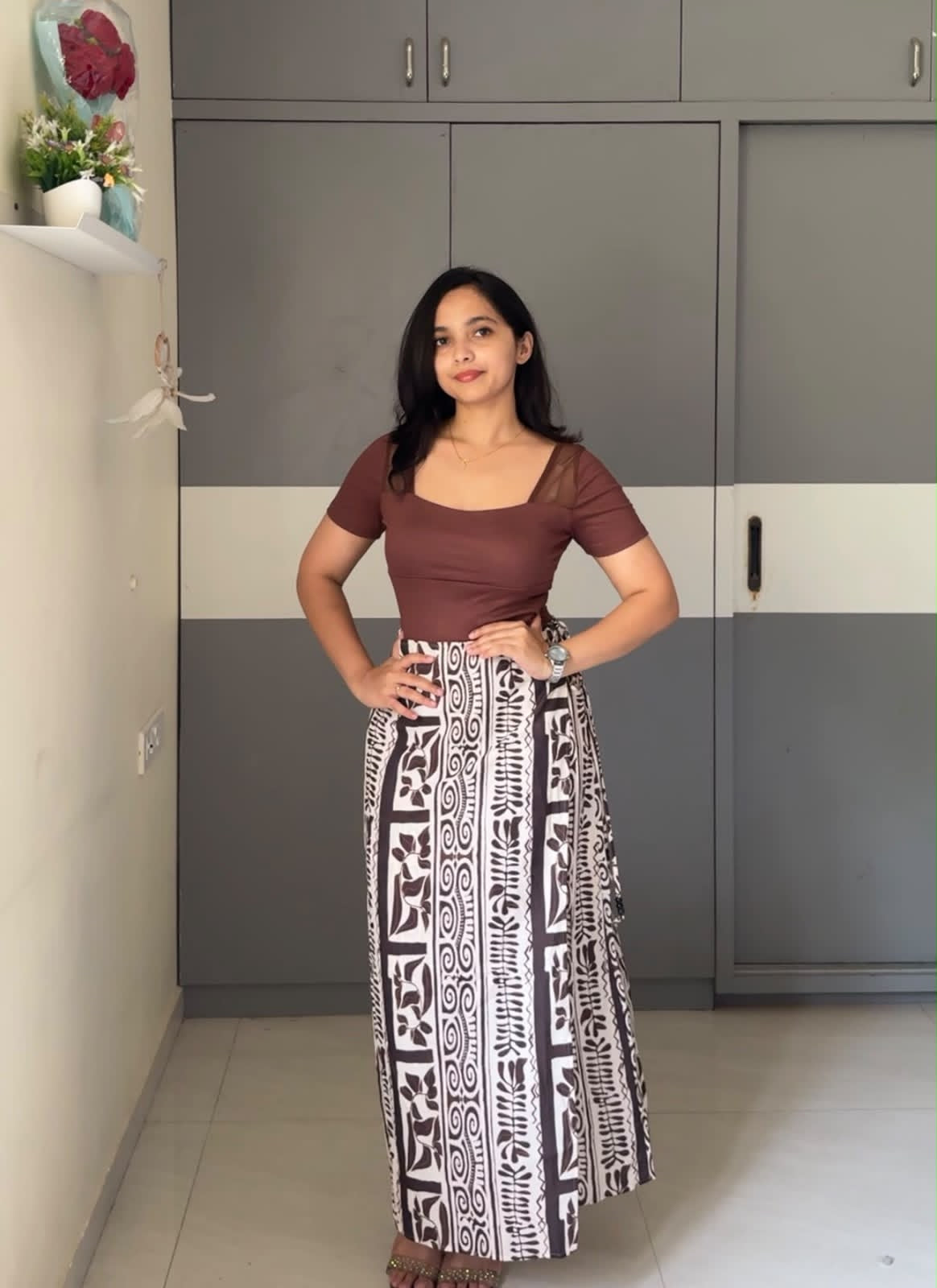 Reeka Floral Wrap Skirts