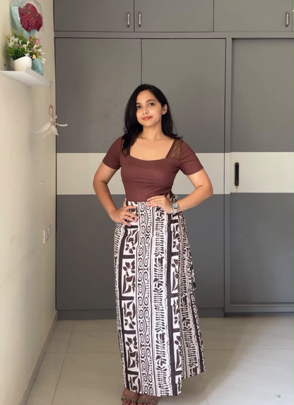 Reeka Floral Wrap Skirts
