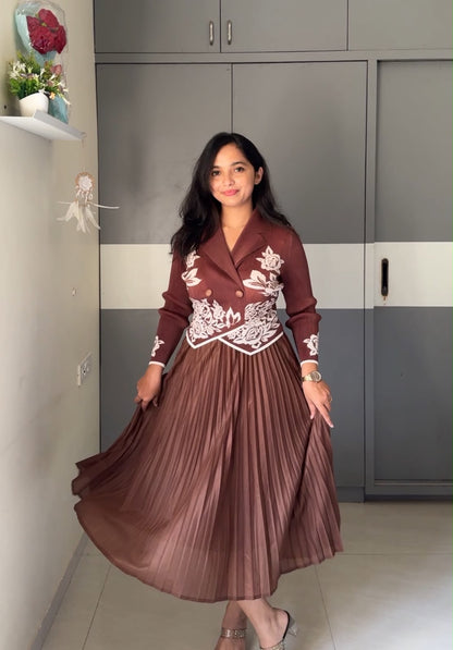 Lita Exclusive Pleated Dress