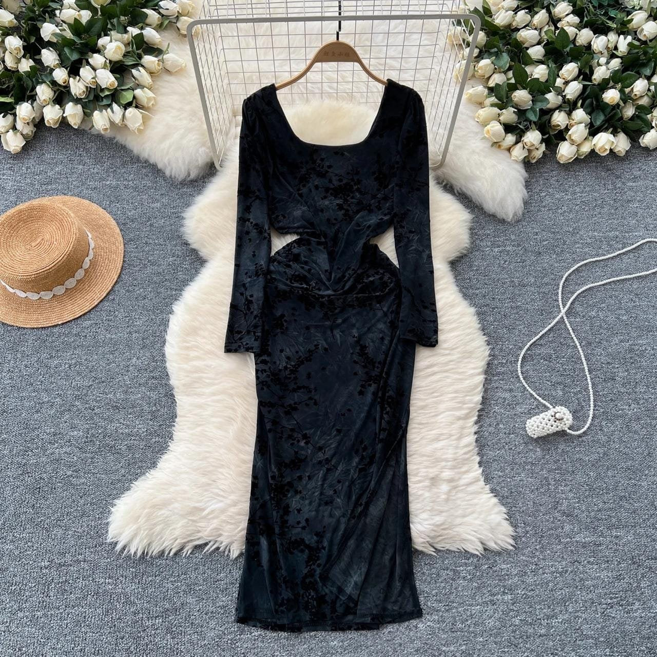 Lana Bodycon dress - Black image