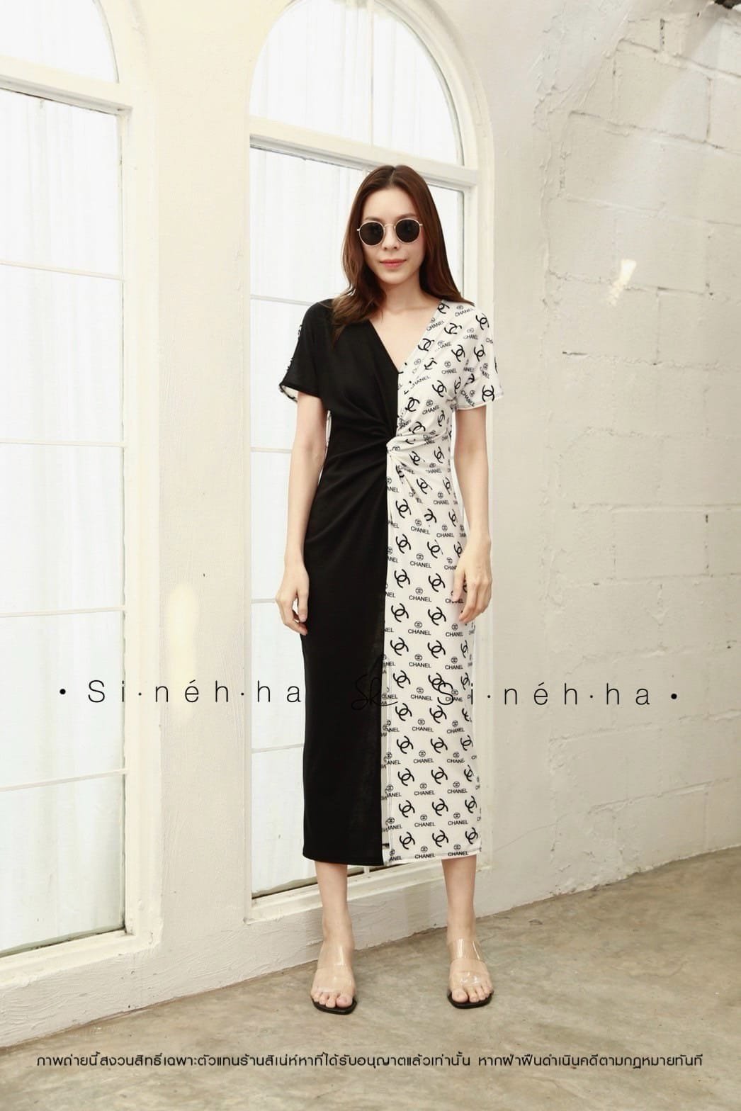 James Dual Tone Dress image 0