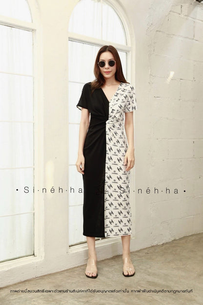 James Dual Tone Dress image 0