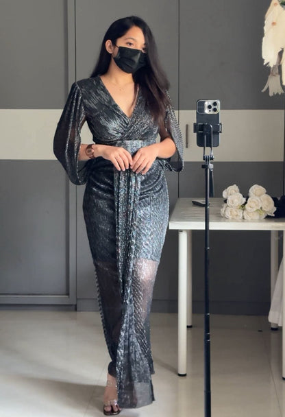 Raizy Mesh Bodycon Gown image 2