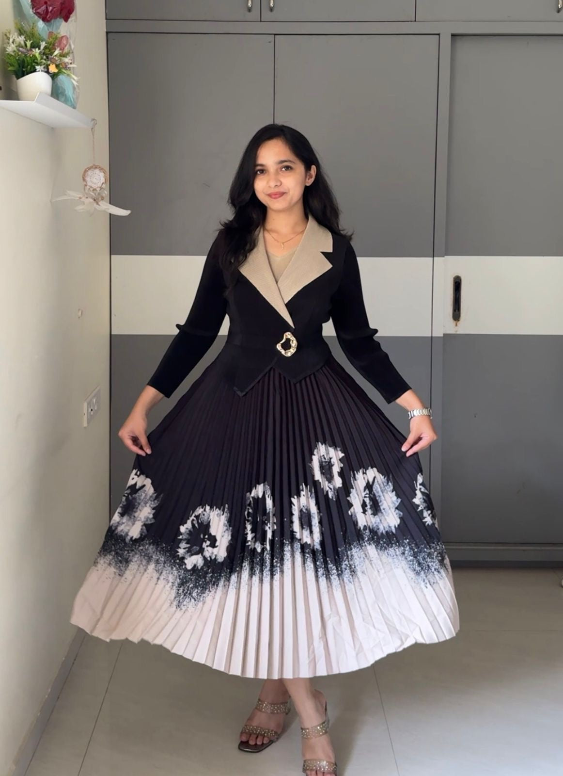 Mesa Exclusive Pleated Dress