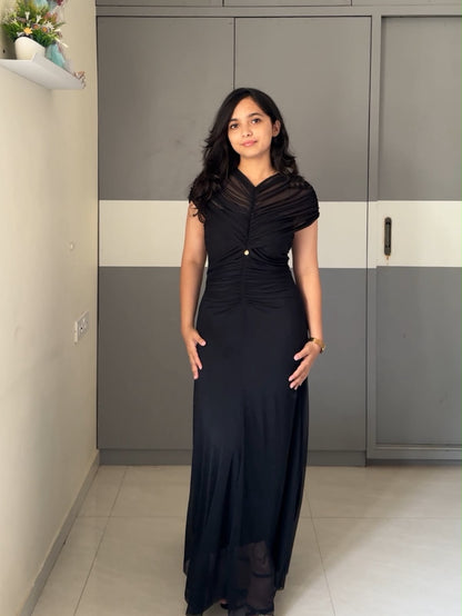 Eden Mesh Maxi Dress