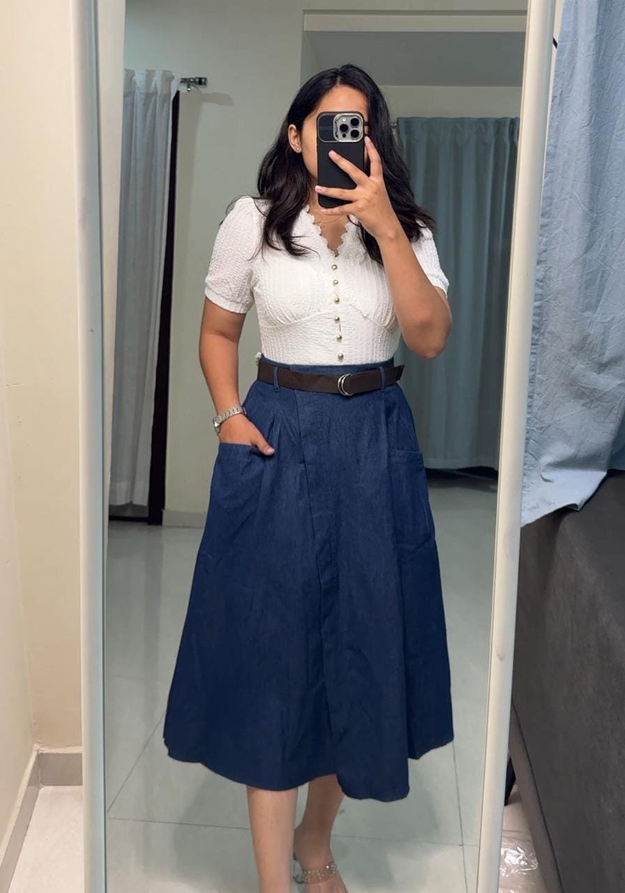 Vida Denim Skirts - 1 image