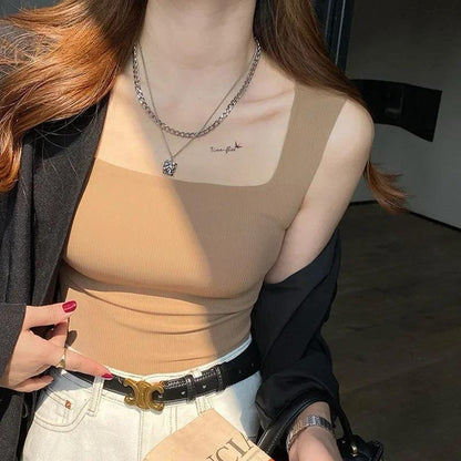 Luella Padded Tops - Beige image
