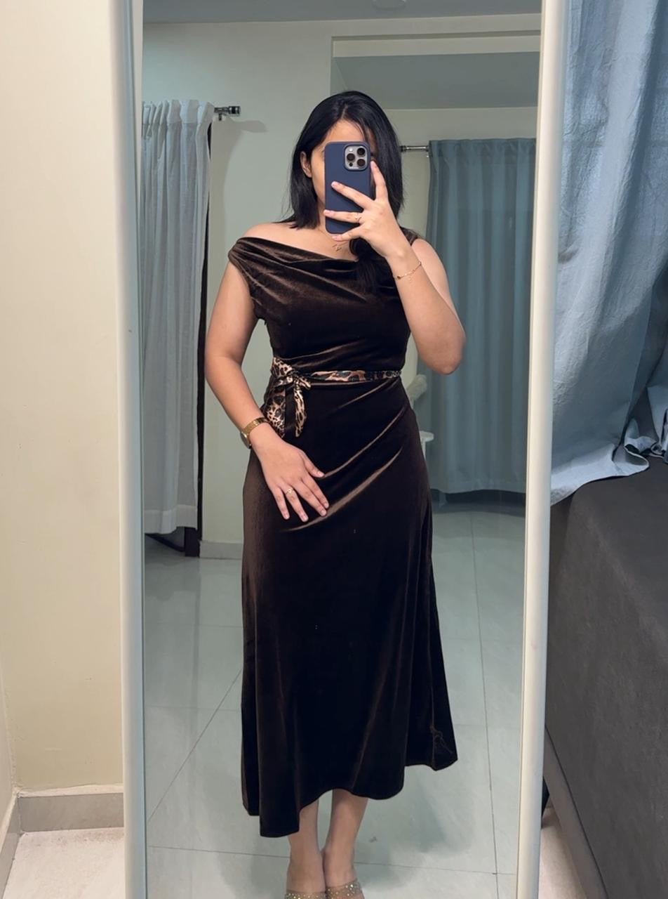 Riti Asymmetrical Maxi Dress