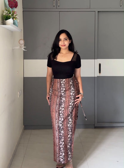Reeka Floral Wrap Skirts