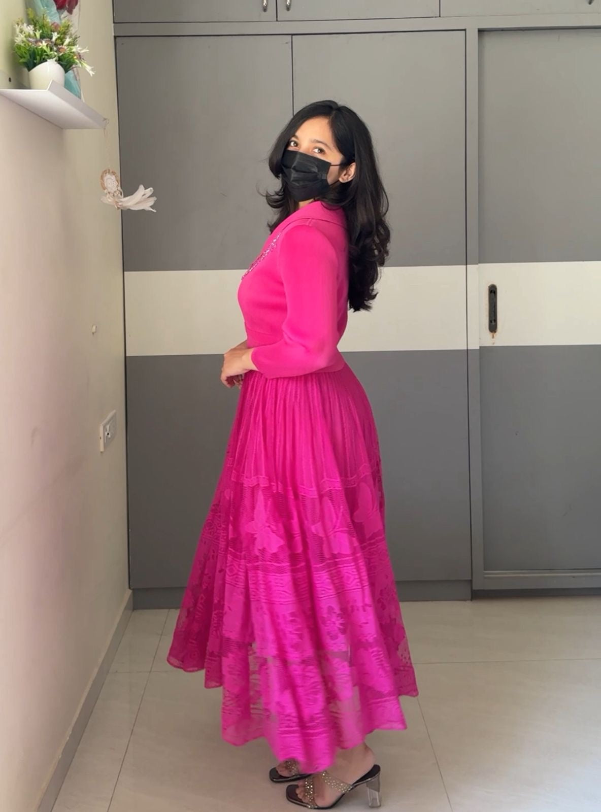 Gavi Exclusive Pleated Dress