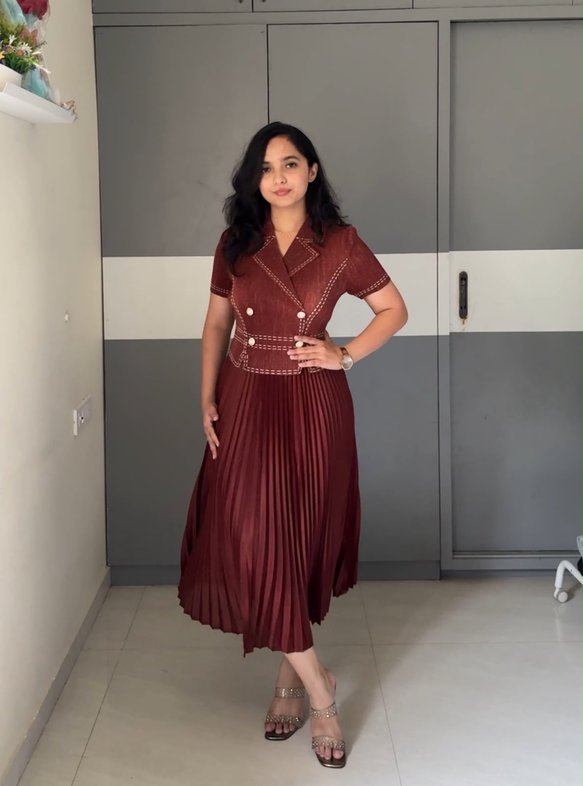 Dipa Exclusive Pleated Dress