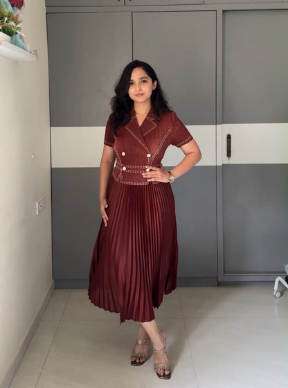 Dipa Exclusive Pleated Dress