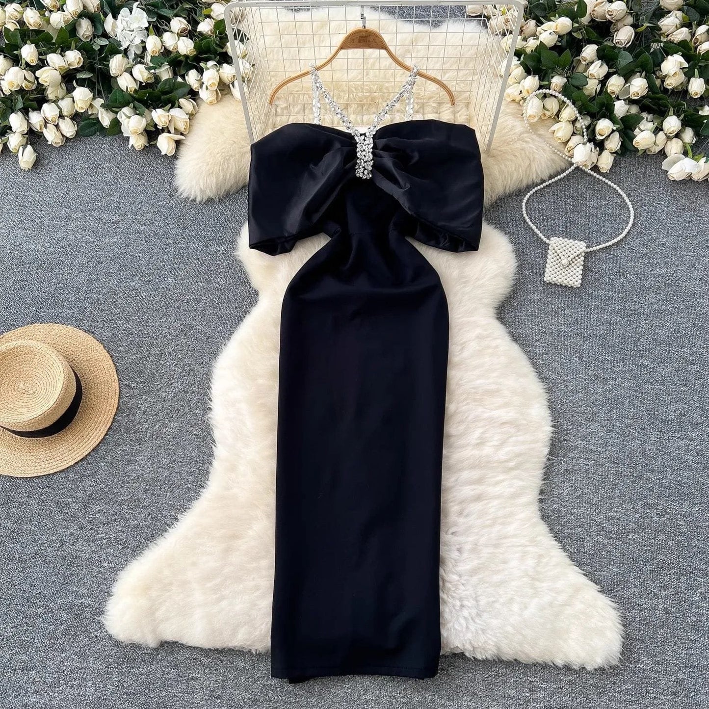 Elio Cocktail Dress - Black image