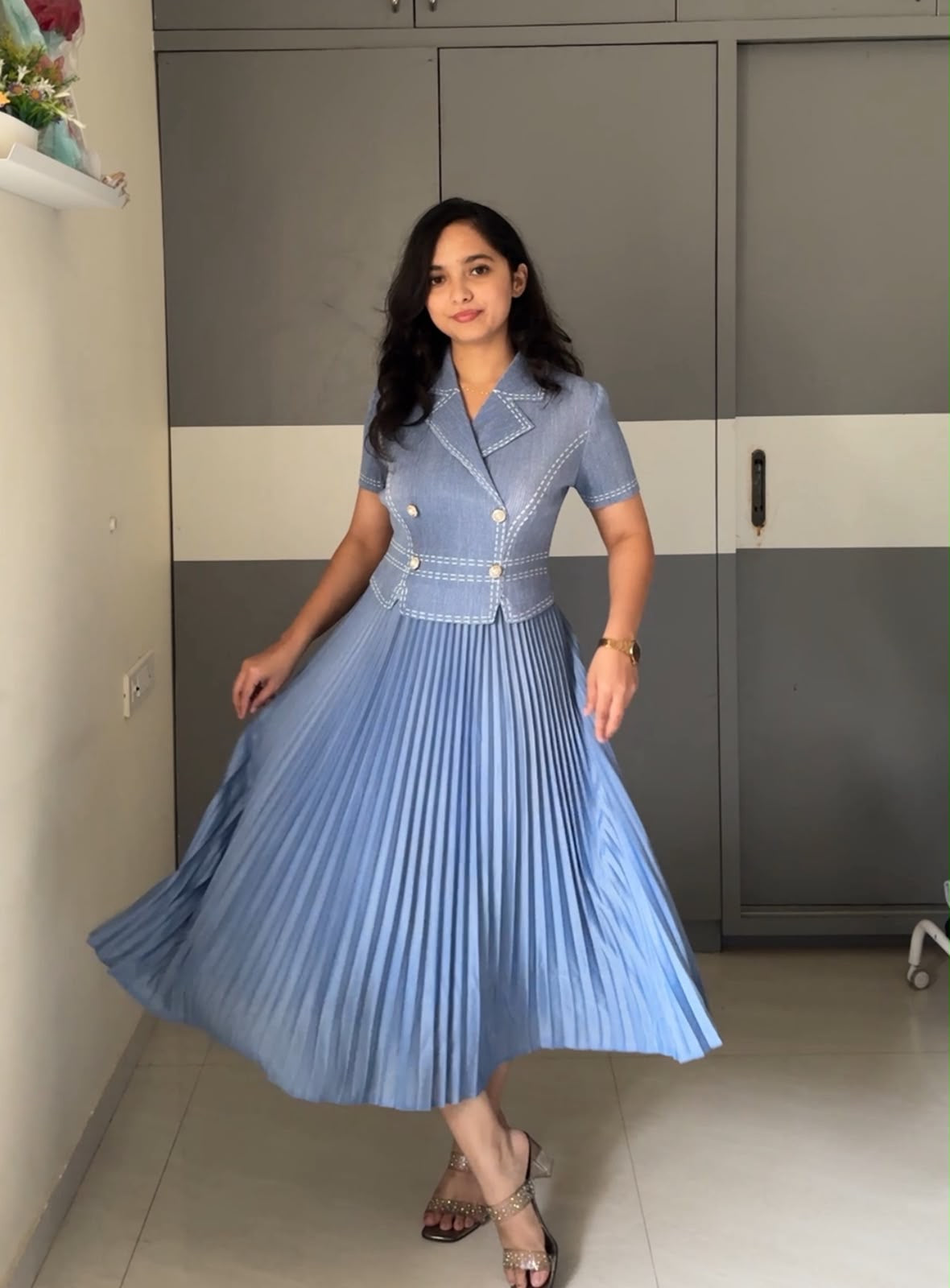 Dipa Exclusive Pleated Dress
