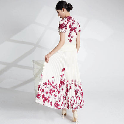 Robin Exclusive Pleated Co-Ords(3) - Dark Pink image
