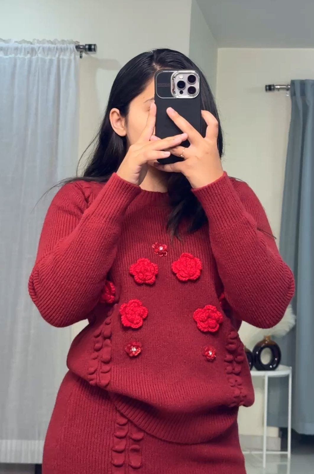 Olga Embroidered Knit Co-Ords image 3