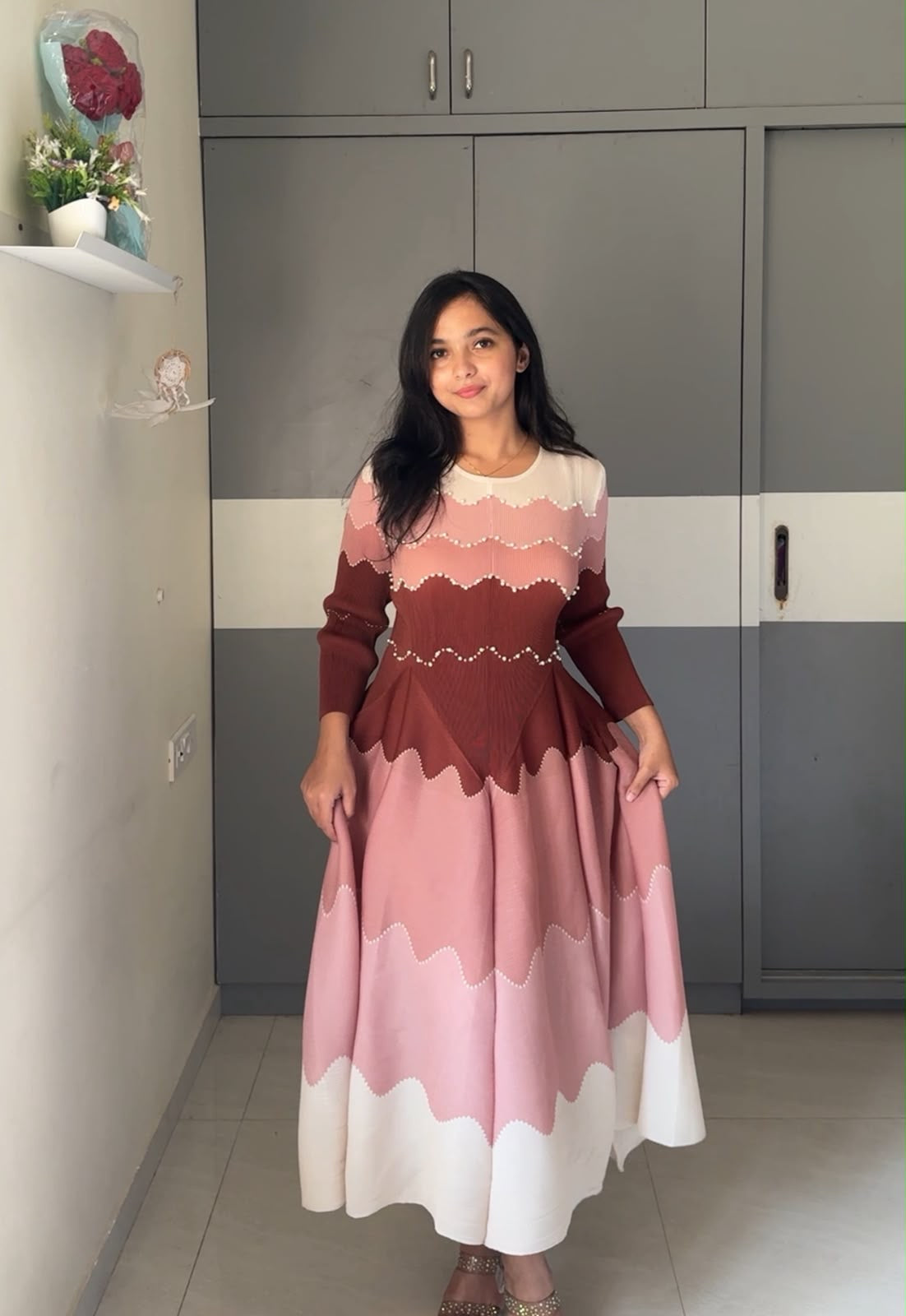 Dia Exclusive Pleated Dress