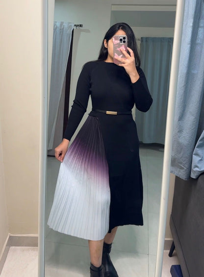 Elizabeth Exclusive Pleated Dress