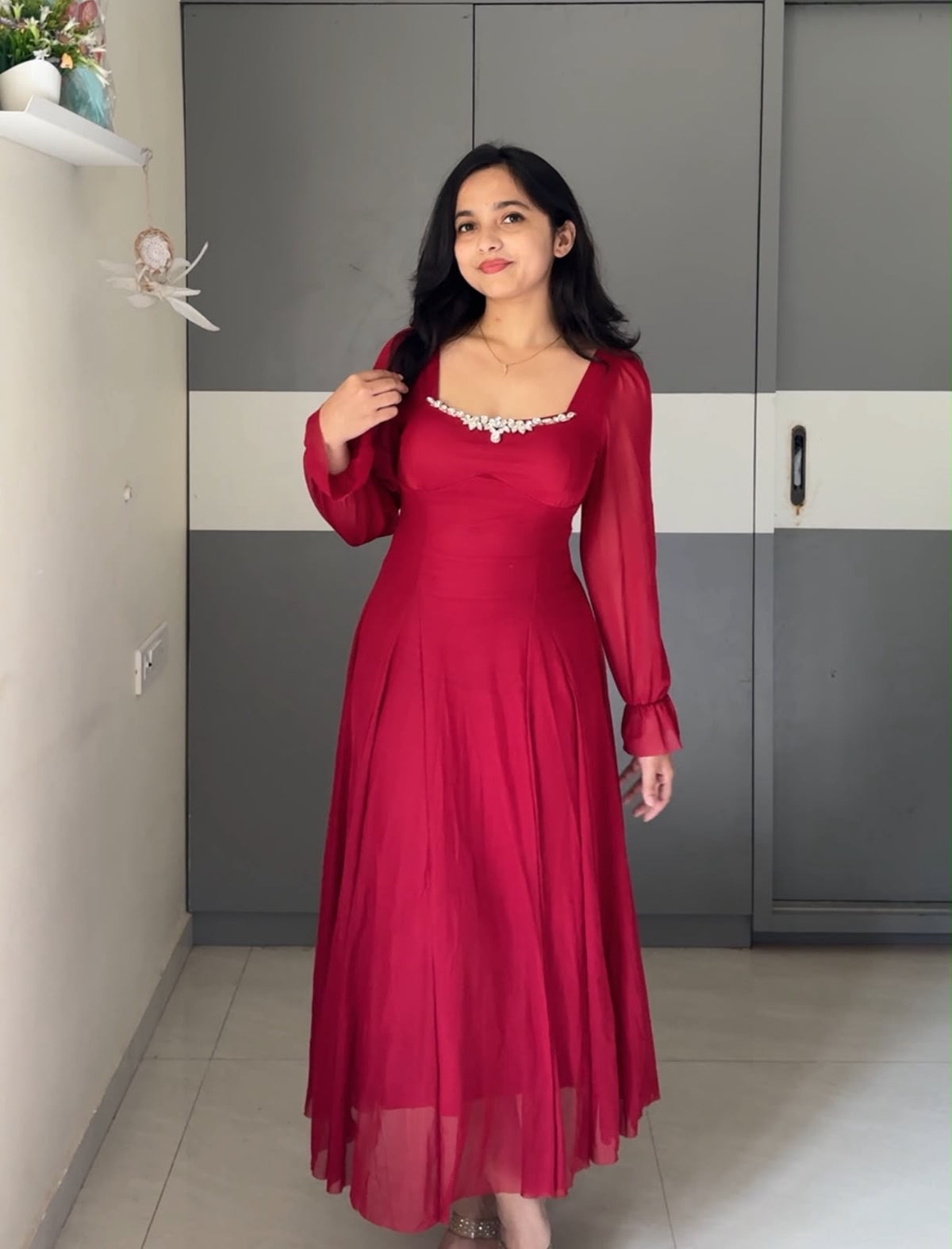 Cory Embellished Maxi Dress