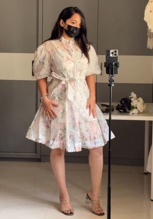 Mylah Floral Midi Dress image 0