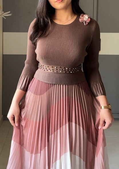 Crea Exclusive Pleated Dress