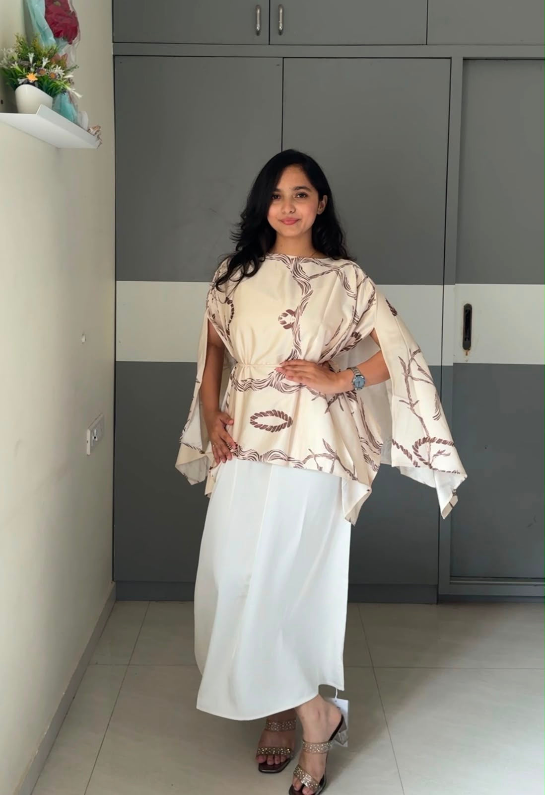 Kagu Caped Dress