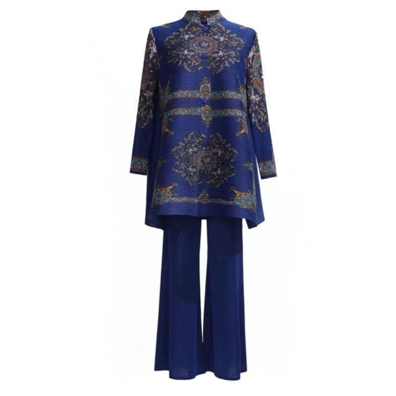 Iris Exclusive Pleated Co-Ords - Blue image