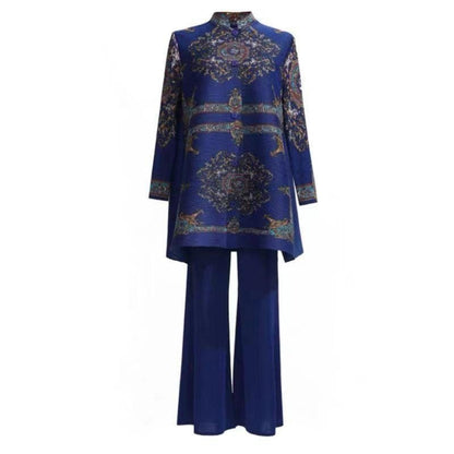 Iris Exclusive Pleated Co-Ords - Blue image