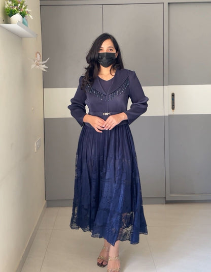 Gavi Exclusive Pleated Dress