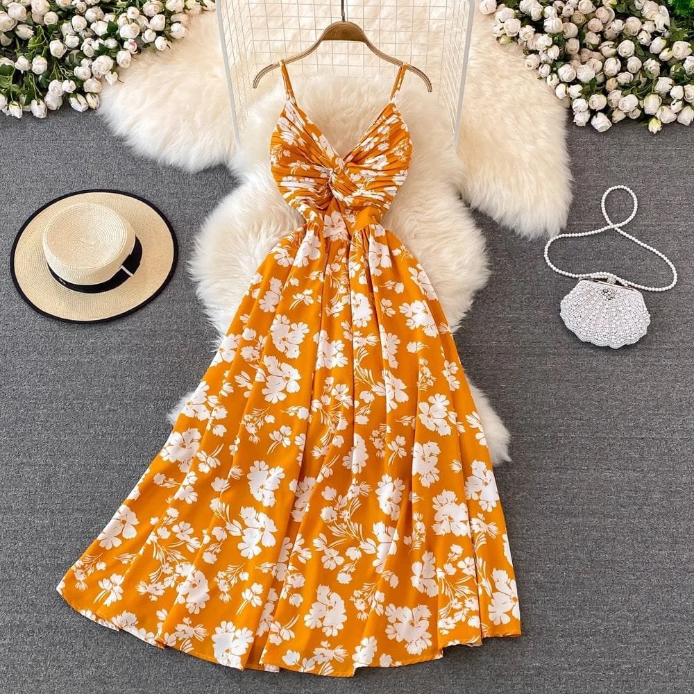 Raquel Twisted Frocks - Orange image