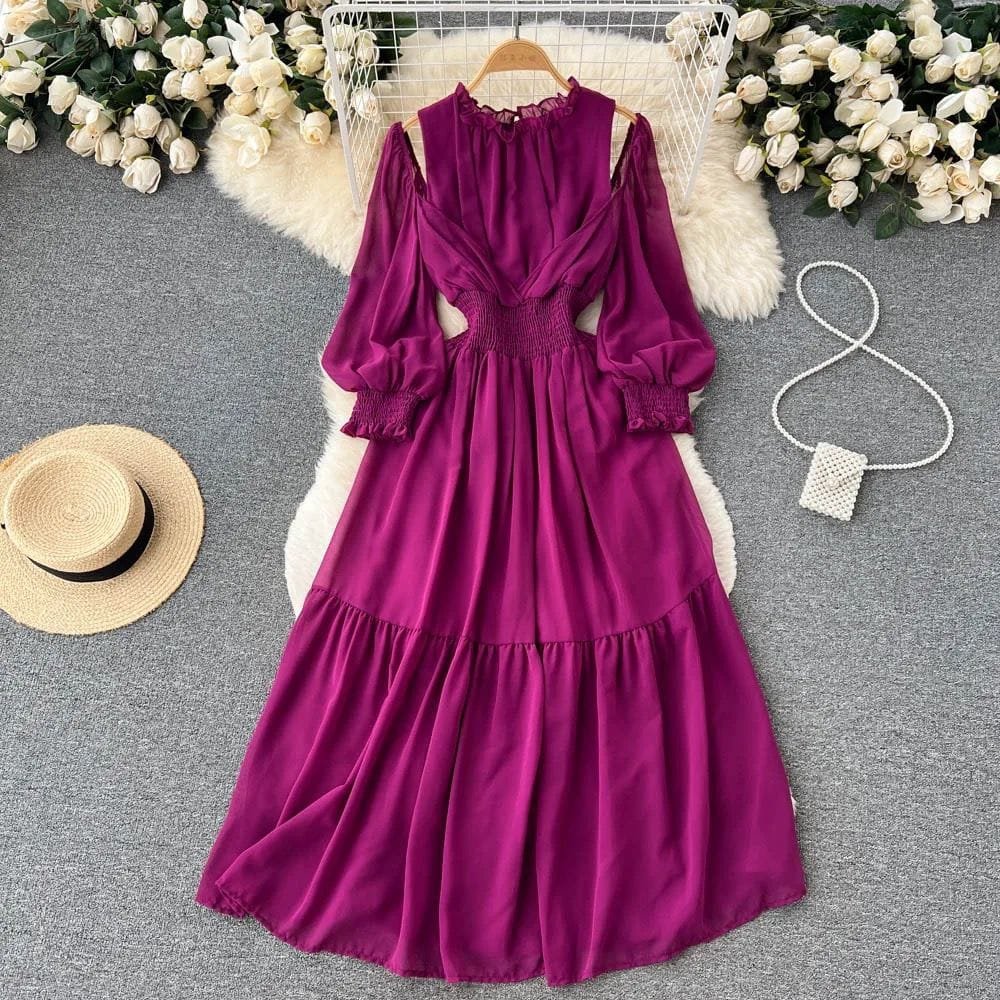 Chaicy Classic Dress - Purple image