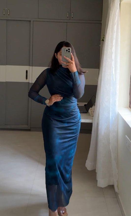 Calista Mesh Ombre Dress image 0