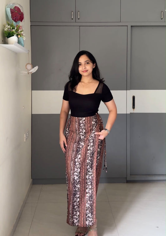 Reeka Floral Wrap Skirts